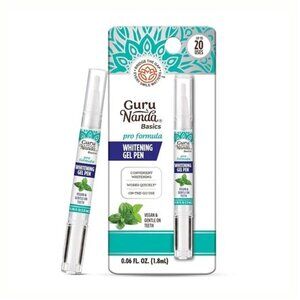 Mint Flavor Teeth Whitening Pen 0.06 fl oz 20 Uses,‎ Vegan & Gentle on Teeth Pro